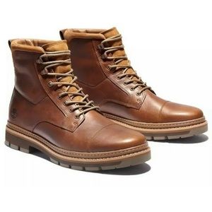 Timberland Men's Port Union Brown Waterproof Insulated Leather Boots, A2BSG
